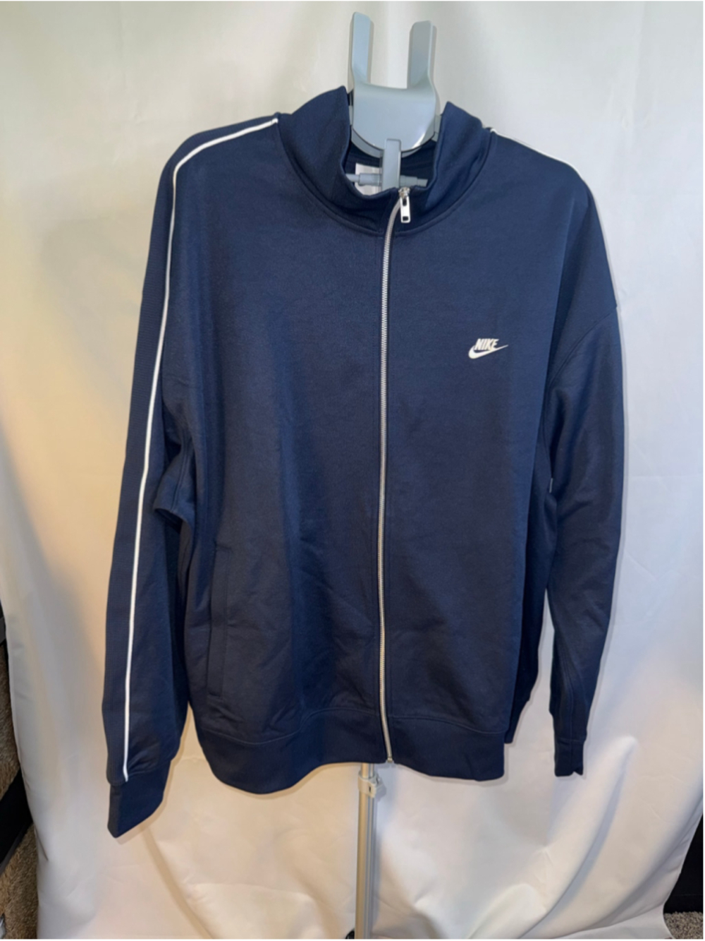 Men's Nike Navy Blue Zip Up Track Jacket, Size XXL